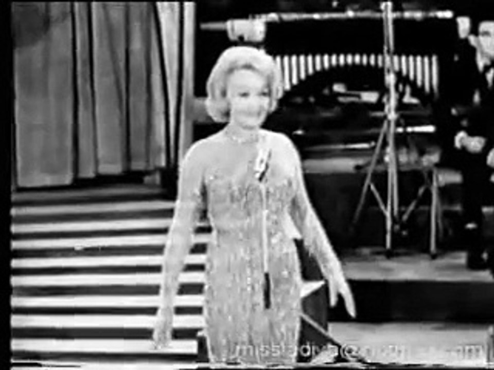 Marlene Dietrich sings "Falling in Love Again" Live in the Netherlands. 1963.