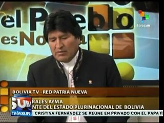 Evo Morales habla del caso Martín Belaunde