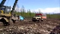 Russische Trucker -  Männer ohne Nerven 事故