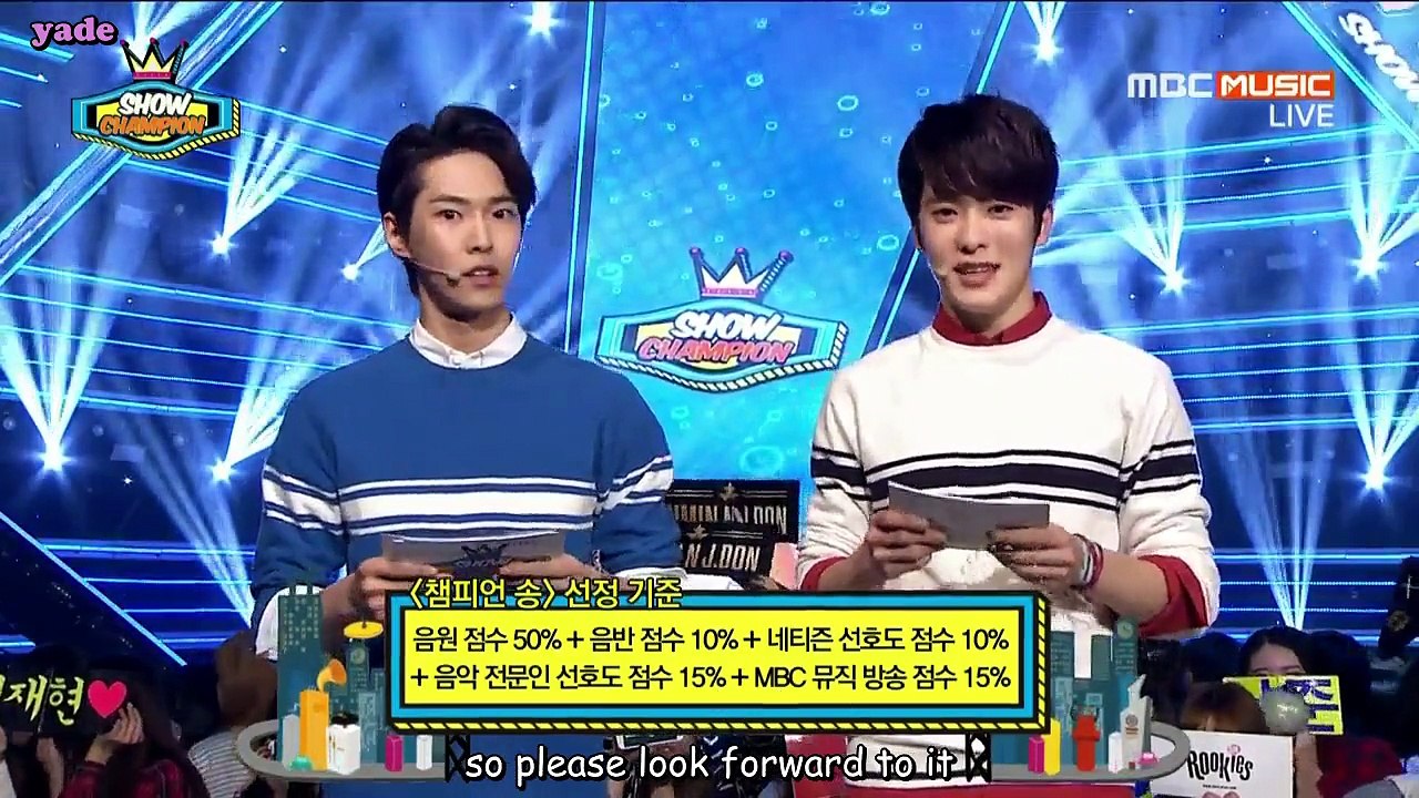 [ENG] 150506 Doyoung & Jaehyun MC Cut