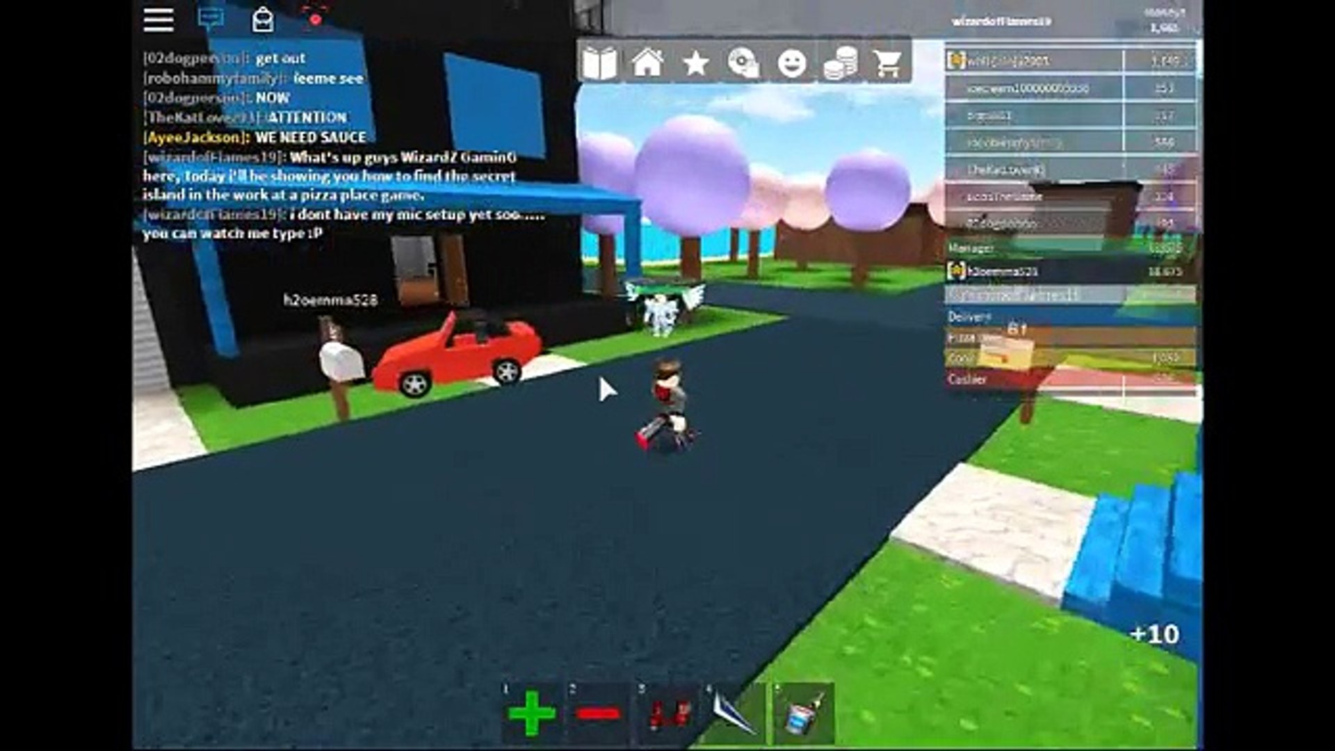 Roblox Work At A Pizza Place Secret Island Video Dailymotion - roblox work at pizza place how to get money fast