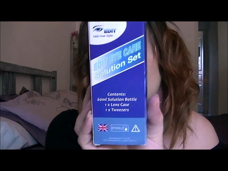 Lentilles contact couleur bleu "glamour blue"