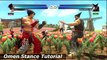 Tekken Tag Tournament 2 - How to perform Jin's Omen Stance + Omen Combo in Depth