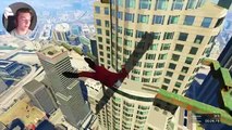Crazy Sky Bike Parkour! GTA 5 Funny Moments