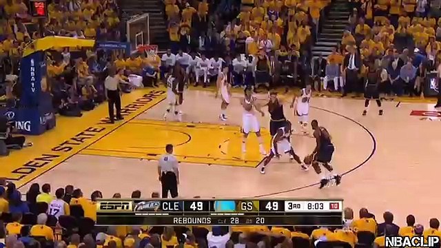 LeBron James Blocked Twice Cavaliers @ Warriors 2015 NBA Finals Game 2 June 7th 2015