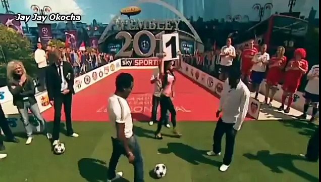 Incredible Juggling skills: Jay Jay Okocha vs Emma Okocha