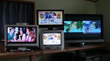 アナログ放送終了 瞬間 石川 富山  デジアナ計５画面