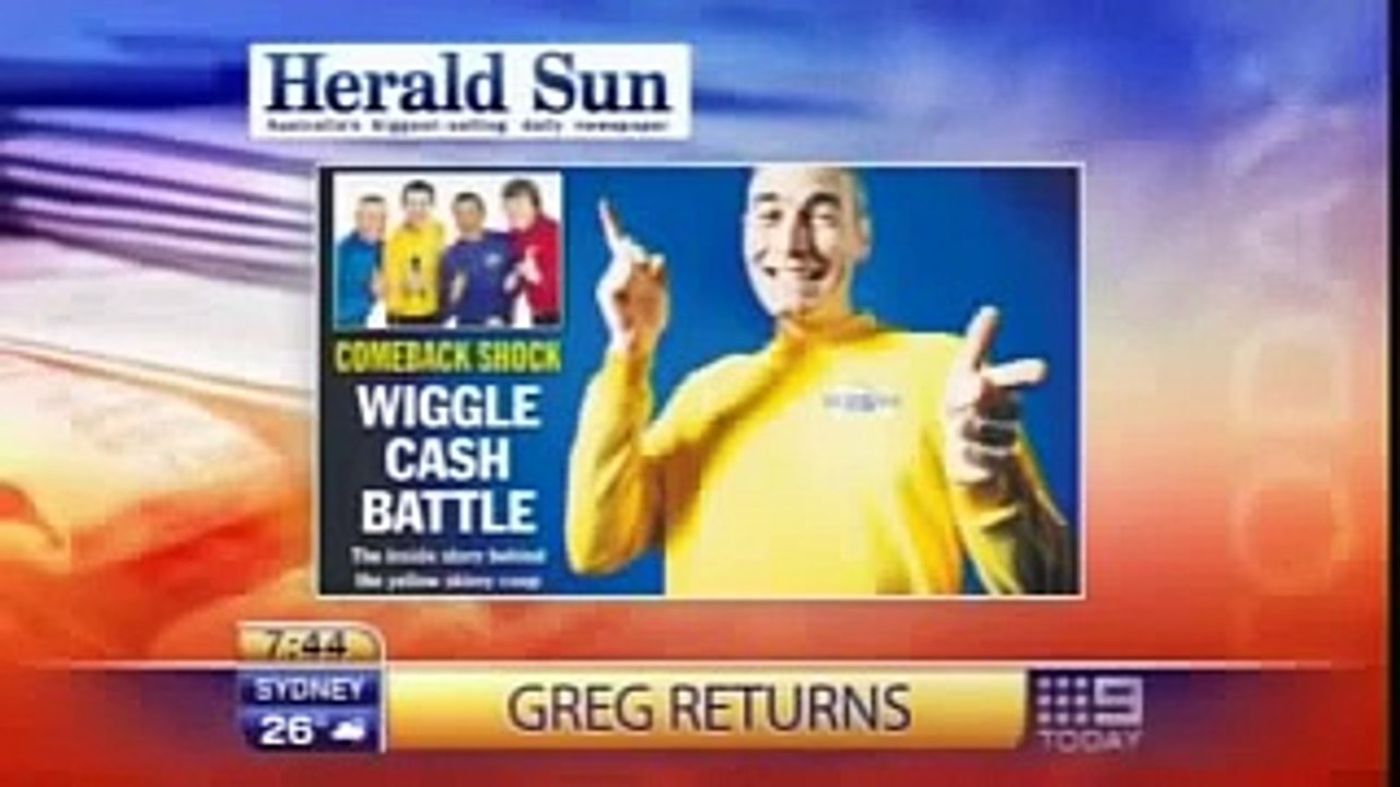 Wiggles interview about Sam's firing goes bad (Today Show Australia)