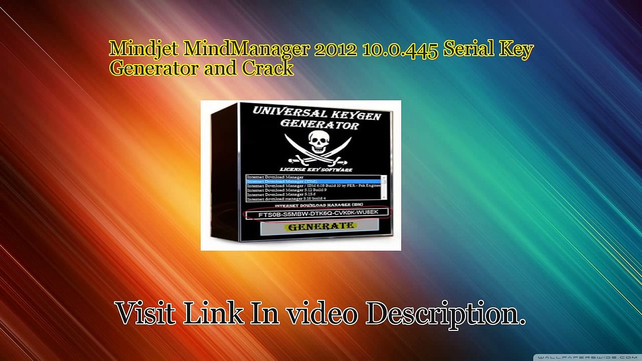 Mindjet MindManager 2012 100445 License Key serial Crack