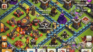 Clash of Clans My attack video 100 from the base like world top 1 player