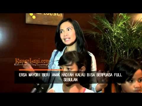 Anak Berpuasa, Ersa Mayori Berikan Reward