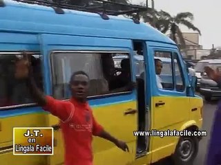 Parking ezate na Rond point Ngaba