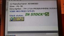Kenwood TM-271A Programming Cable with MAX232 chip