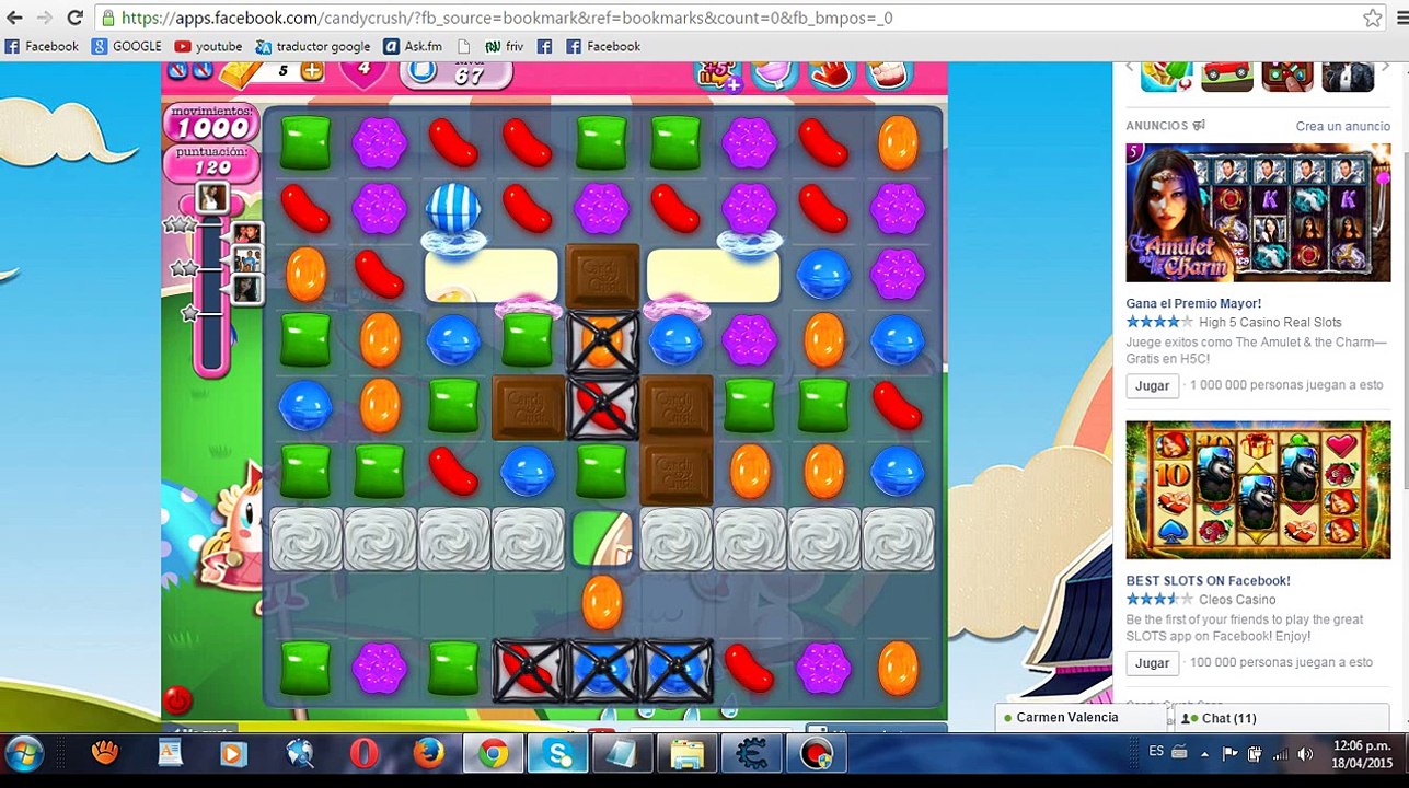 COMO TENER MAS MOVIMIENTOS EN CANDY CRUSH SAGA EN FACEBOOK CON CHEAT ENGINE 64