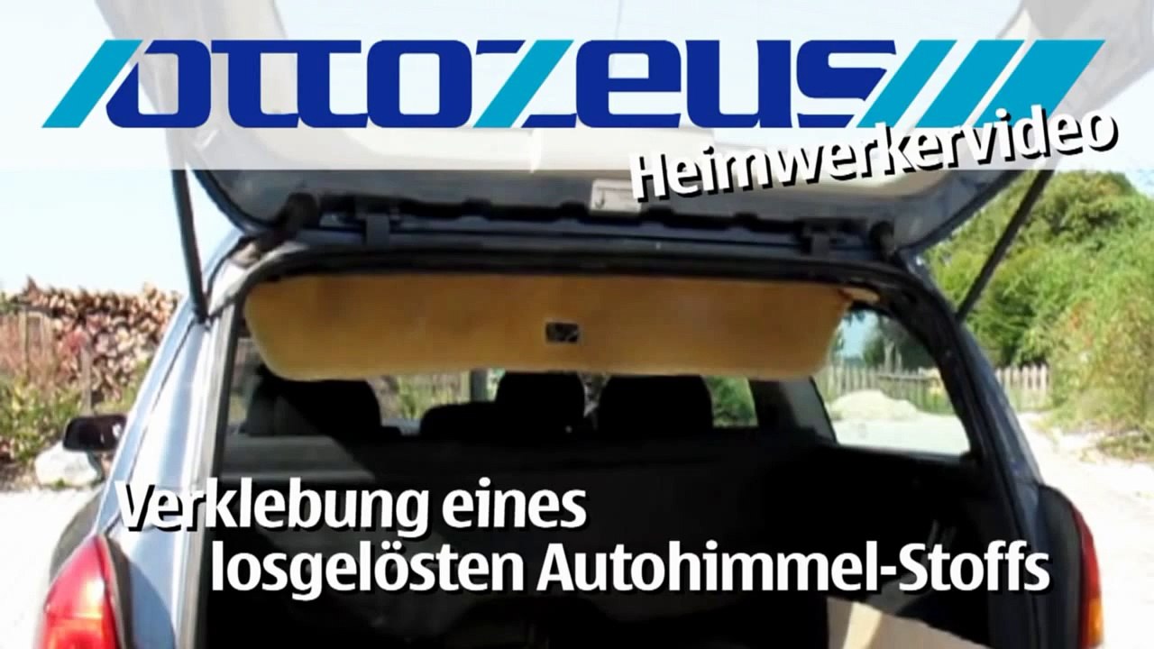 Ottozeus - Kleben eines abgelösten Autohimmel-Stoffs mit Helmipur 15141/2