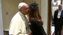 Papst empfängt Argentiniens Präsidentin de Kirchner im Vatikan