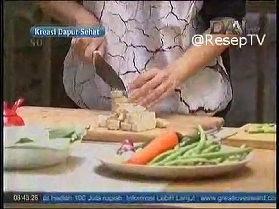 Resep Masakan Tumis Tempe Buncis Cabai hijau