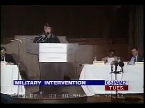 Christopher Hitchens on Bosnia and Haiti 2/2