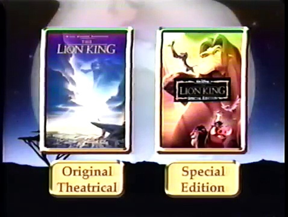 The Lion King - Special Edition (2003) Promo (VHS Capture)