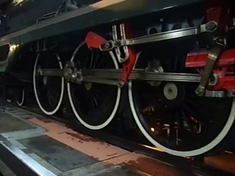 Animation des bielles sur une loco à vapeur