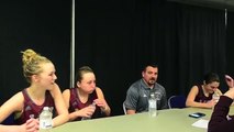 South Greene head coach Stephen Gregg and players in state tournament press conference