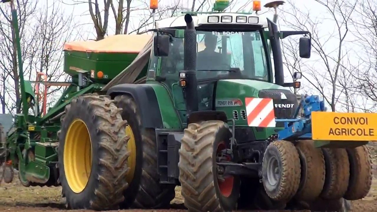 semis de l'orge 2012 dans la marne (preparation and sowing of barley)