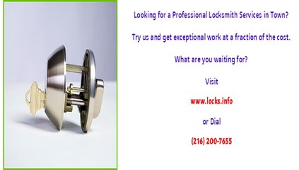 Independence, OH Mobile Emergency Locksmiths