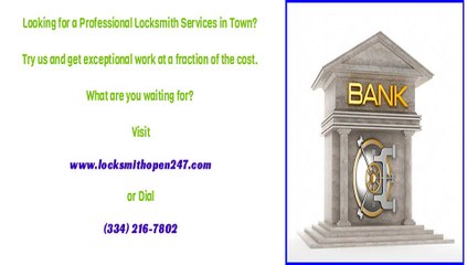 Mathews, AL 24 Hour Emergency Locksmith Service