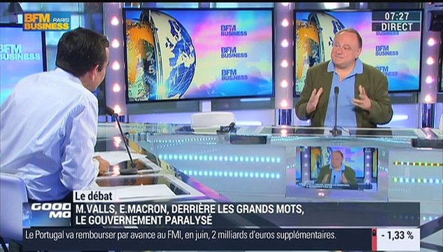 Jean-Marc Daniel: Manuel Valls refuse de faire une pause dans les réformes - 08/06