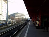 a TGV train arrives at Gare de Geneve