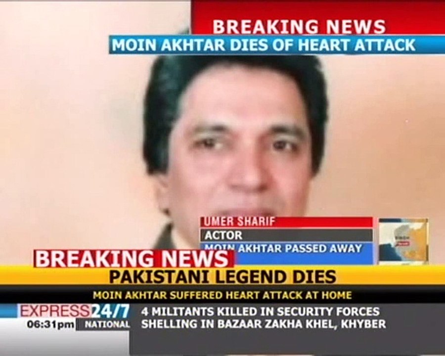 Moin Akhtar's death is a great loss to Pakistan - Umar Sharif
