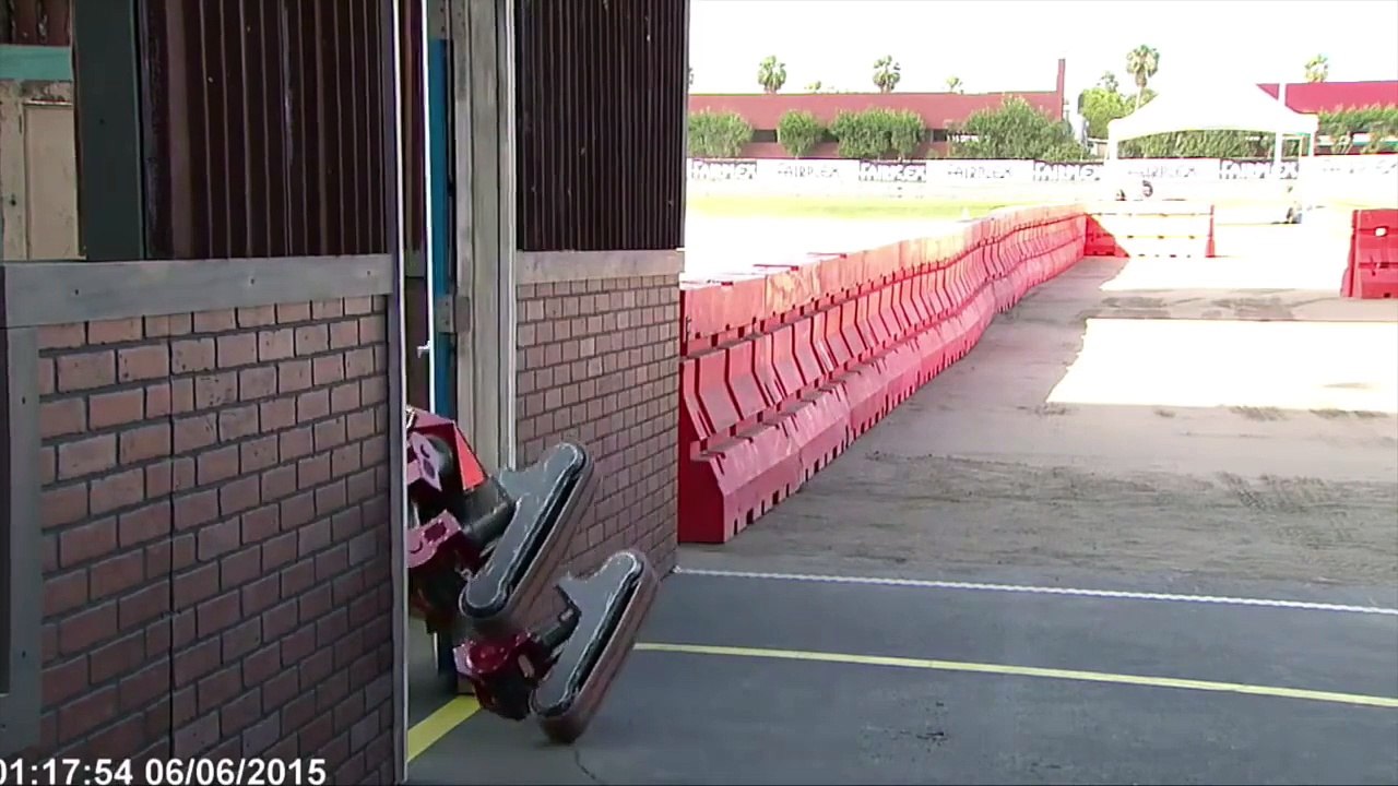 A Compilation of Robots Falling Down at the DARPA Robotics Challenge