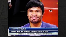 FLOYD MAYWEATHER & MANNY PACQUIAO AT MIAMI HEAT GAME, FACE-TO-FACE SAME BUILDING!!! COINCIDENCE?