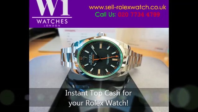 Sell Rolex Watch UK | 0207 734 4799