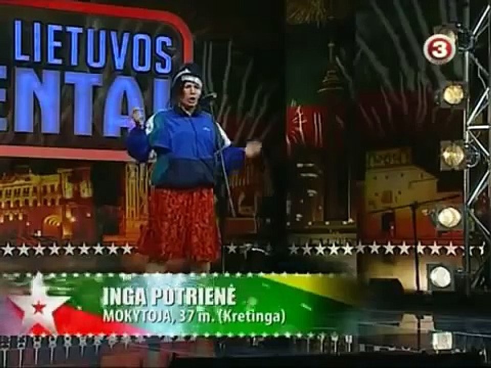 Inga Potrienė  - Lietuvos talentai 2009 Atranka