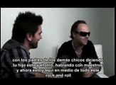 Juanes y Lars Ulrich de Metallica