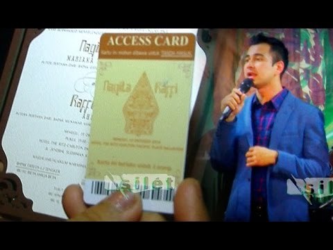 Undangan Raffi Ber-barcode - Silet 08 Oktober 2014