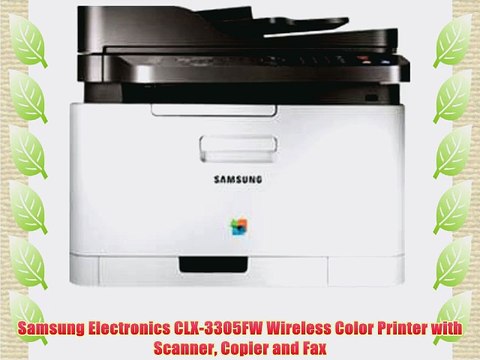 Samsung Electronics CLX-3305FW Wireless Color Printer with Scanner Copier and Fax