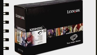Lexmark X203H22G Photoconductor 25000 Page Yield Black (LEXX203H22G) Category: Photoconductor