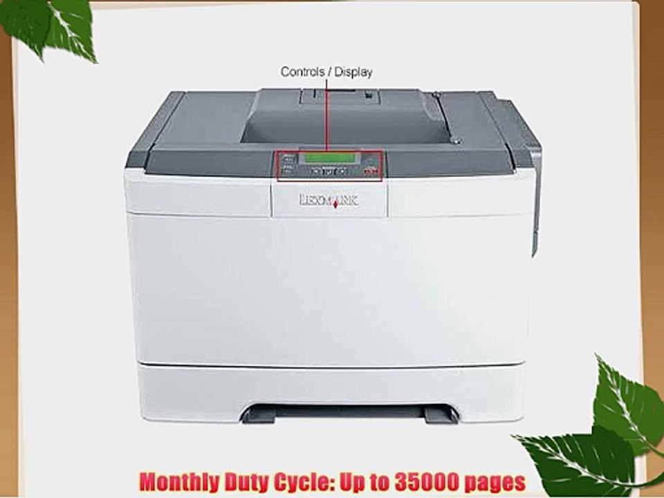 Lexmark C540dw WiFi Color Laser Printer / Duplex