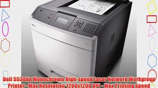 Dell 5530dn Monochrome High-speed Laser Network Workgroup Printer - Max Resolution 1200x1200