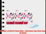 [SET] New LG Pocket Photo PD241 PD241T Printer [White] (Follow-up model of PD239)   LG Zink