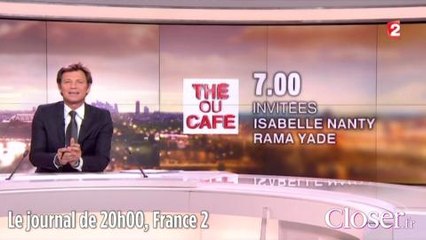 JT 20 heures France 2 - Laurent Delahousse gaffe sur Laurent Ruquier et sa grosse tête