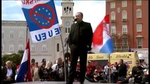 Kerum se naguravao s prosvjednikom kojeg je nazvao  urbanim Jugoslavenom