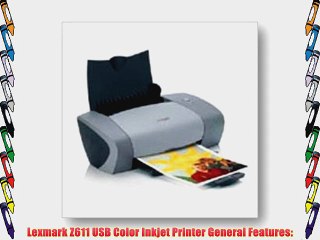 Lexmark Z611 Color Inkjet Printer