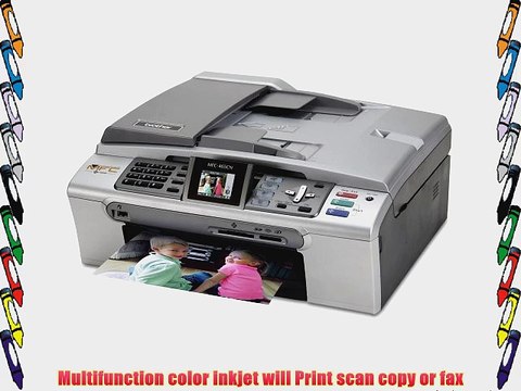 Brother MFC-465CN Color Inkjet All-in-One Printer with Networking