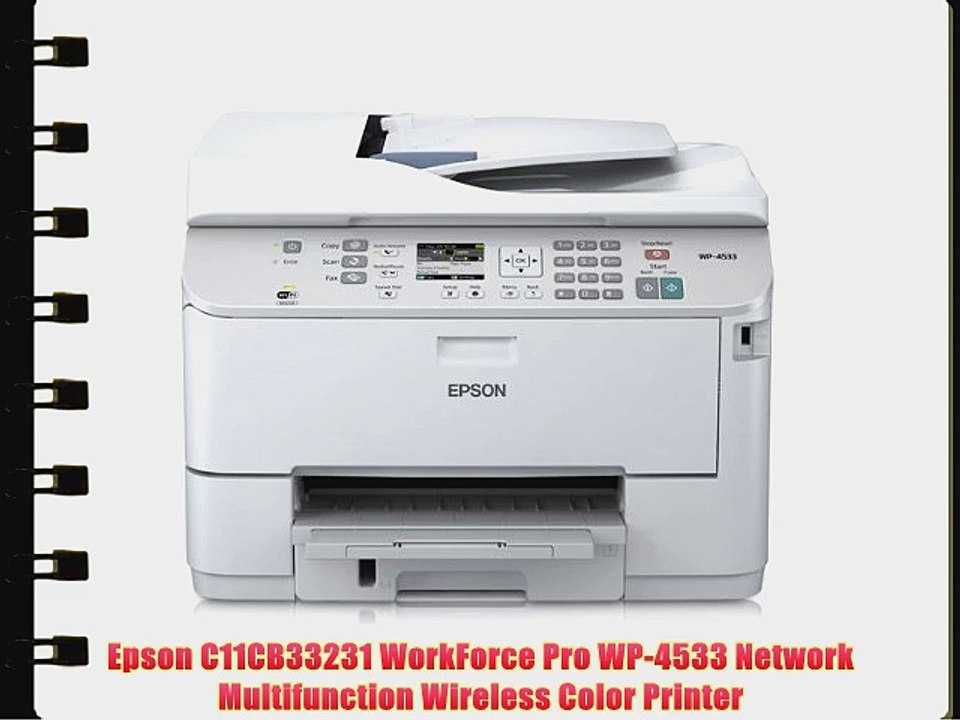 Epson C11CB33231 WorkForce Pro WP-4533 Network Multifunction Wireless Color Printer