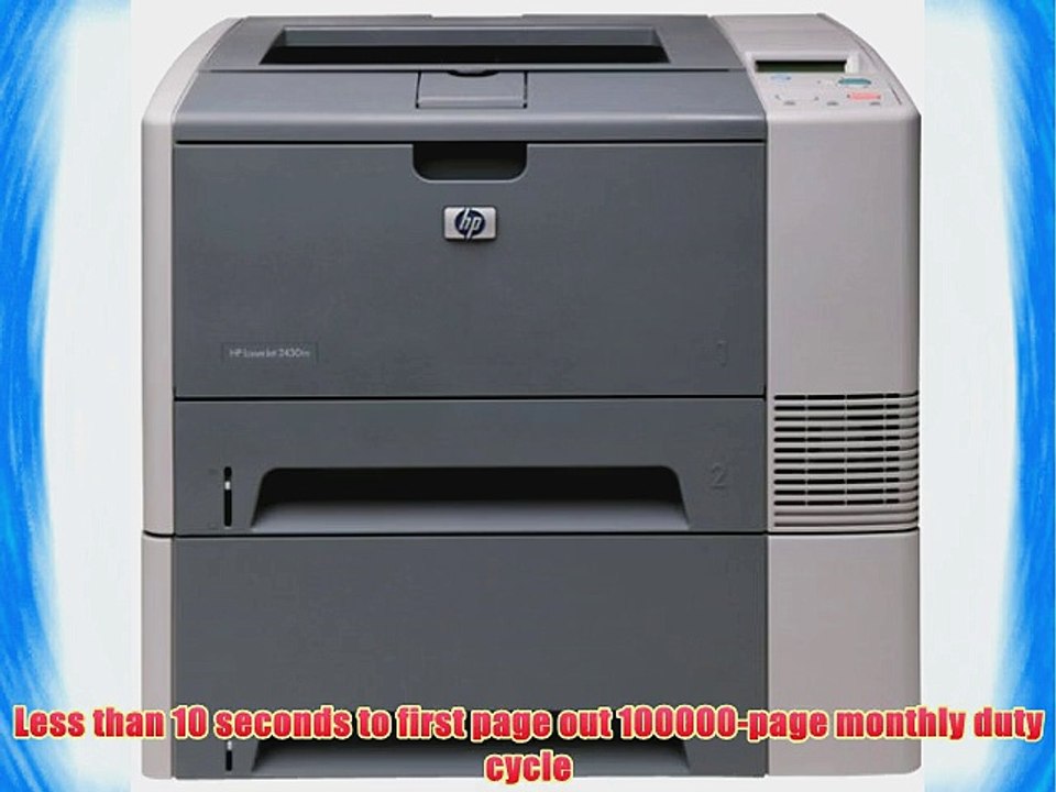 HP LaserJet 2430TN Network Printer with Extra 500-Sheet Tray (Q5961A#ABA)