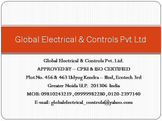 Global Electrical & Controls Pvt Ltd