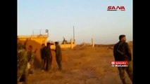 Syria War 2015 - IS SVBIED Explosion Close To Syrian Army Soldiers Position In Al-Hasakah